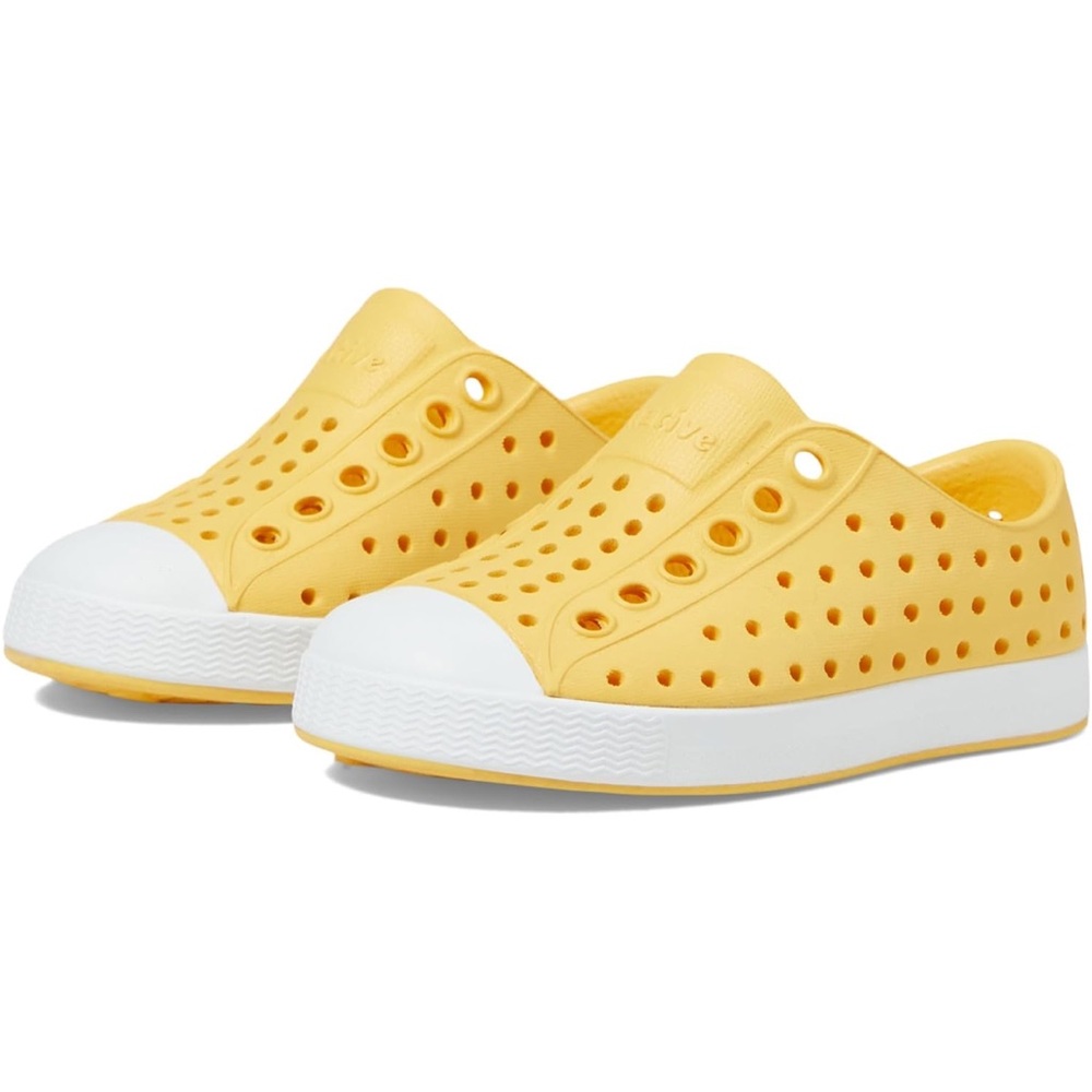 Native Jefferson Little Kids Size C11 Yellow and White